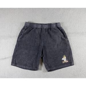 Supreme Shorts Mens Large Gray Corduroy Cherub Embroidered Angel Drawstring